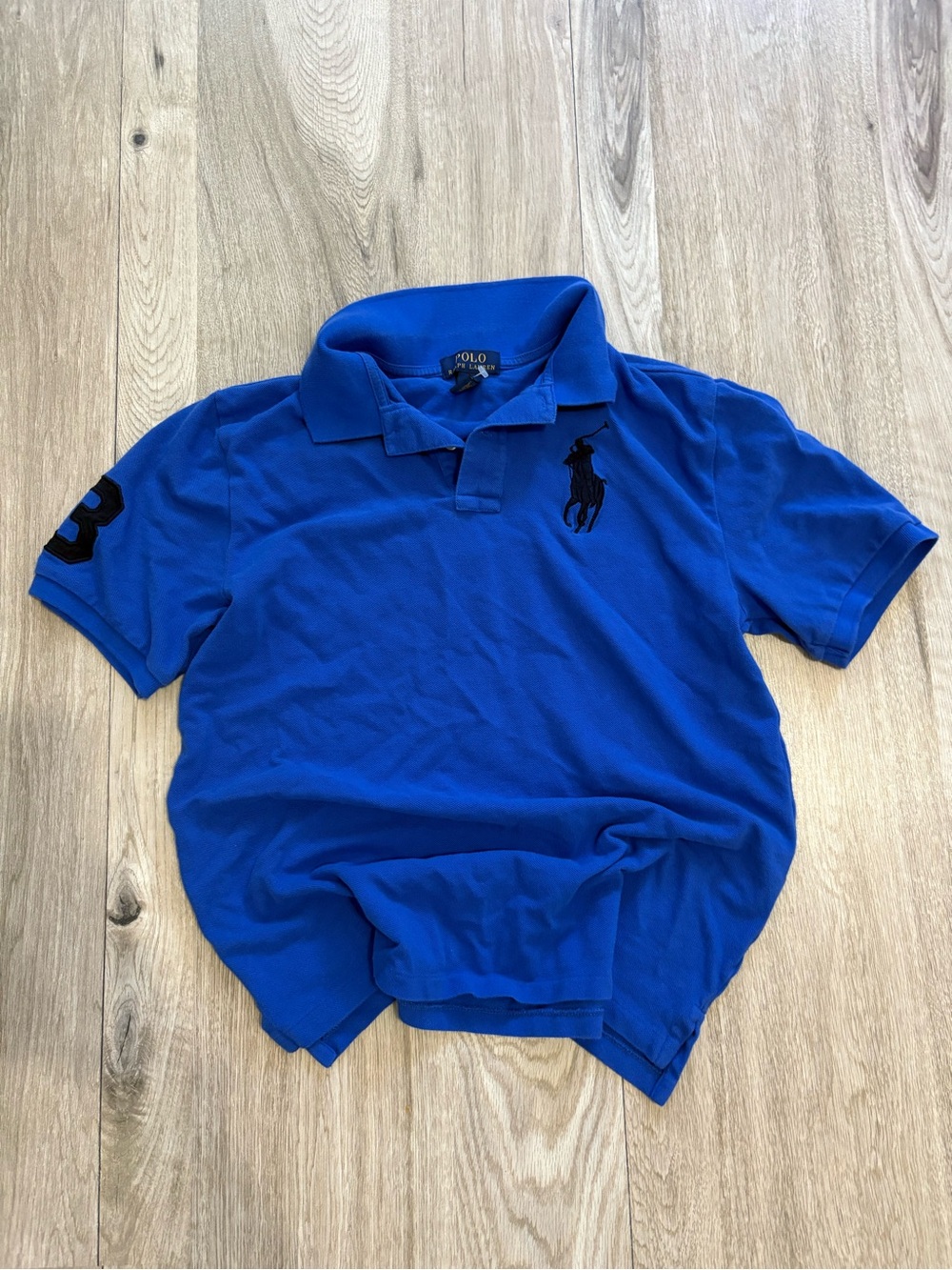 Polo Ralph Lauren Big Pony Polo Shirt - Royal Blue (Youth XL / Men’s XS-S)